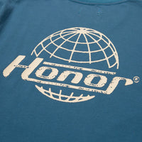 Honor Globe Logo Tee - Blue