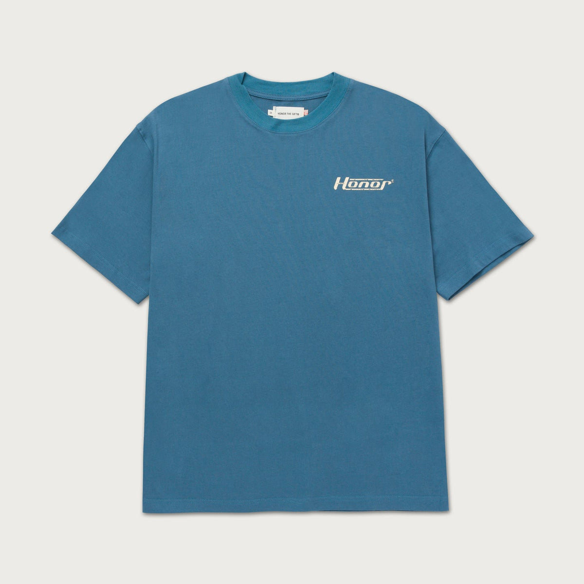 Honor Globe Logo Tee - Blue