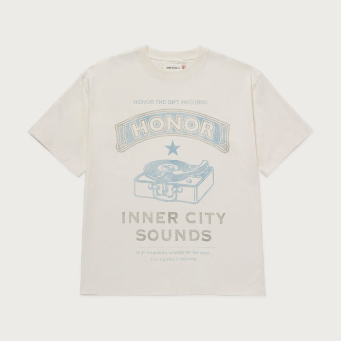 Honor Records Tee - Cream