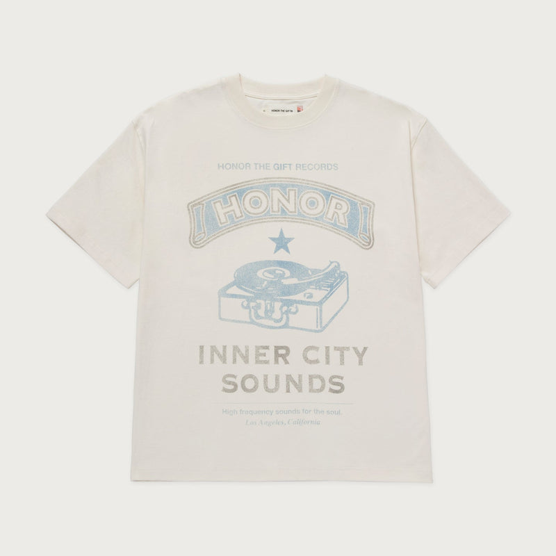 Honor Records Tee - Cream