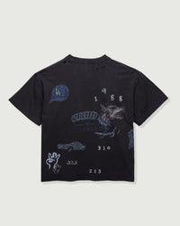 All Over Los Angeles Tee - Black