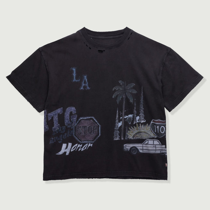 All Over Los Angeles Tee - Black