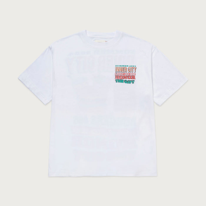 Burgers Tee - White