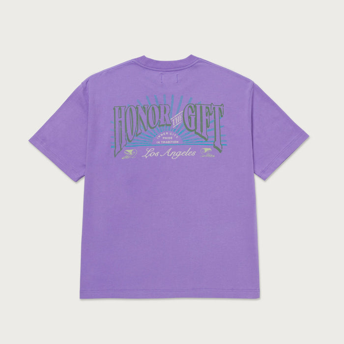 Cigar Label Tee - Purple