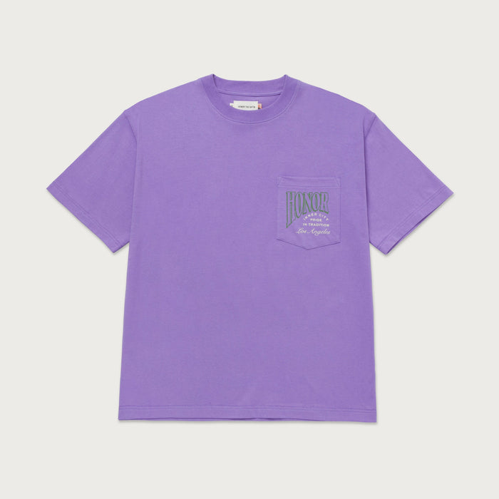 Cigar Label Tee - Purple