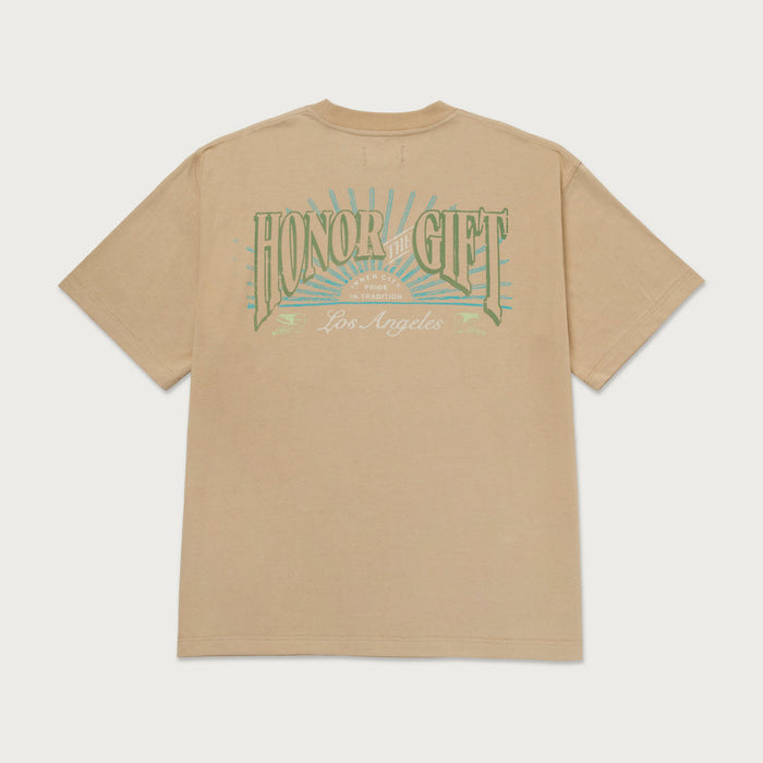 Cigar Label Tee - Tan