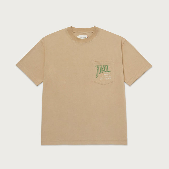 Cigar Label Tee - Tan