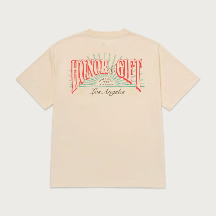 Cigar Label Tee - Bone