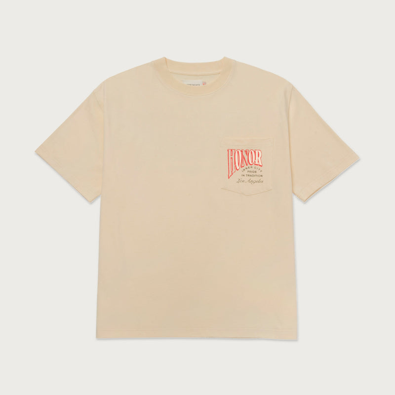 Cigar Label Tee - Bone