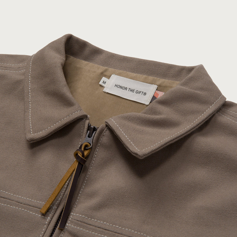 Script Carpenter Jacket - Light Brown