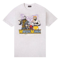 Hulk Hogan VS Mr. T Tee - Ash Heather