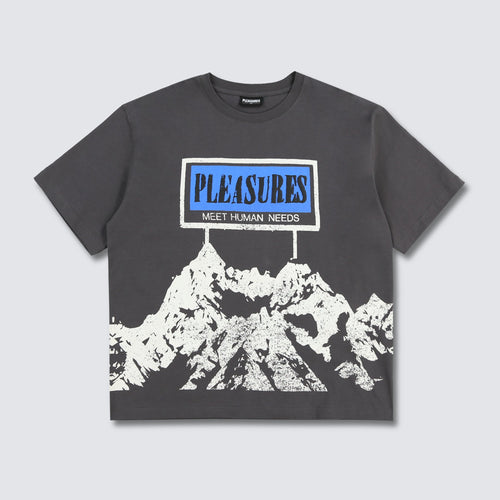 Human Needs Heavyweight Tee - Charcoal Grey