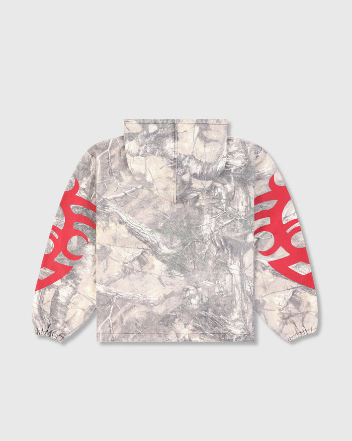 Hunt Canvas Poncho Hoodie - Camo