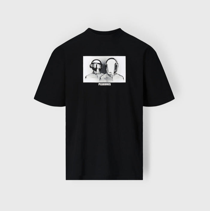 Daft Punk Inverted Tee - Black