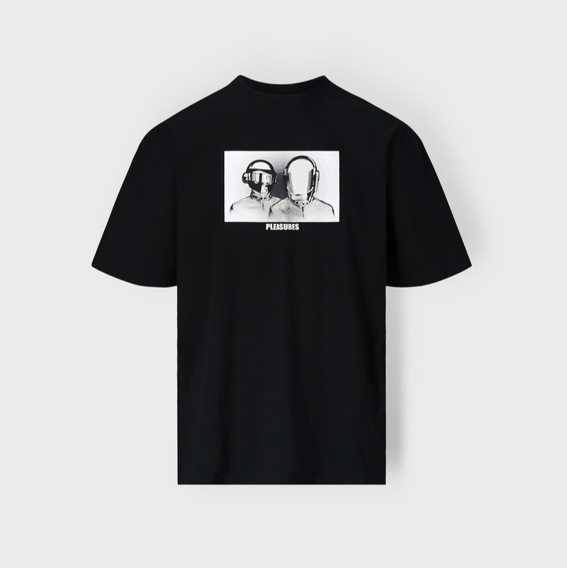 Daft Punk Inverted Tee - Black