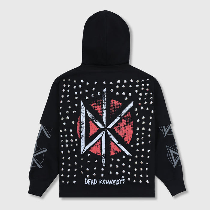 Kennedys layered Hoodie - Black