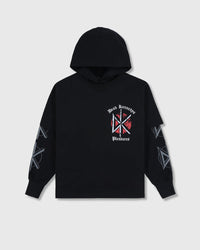 Kennedys layered Hoodie - Black