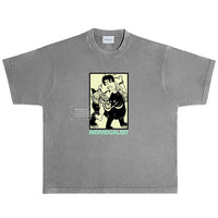 Kintaro Box Tee - Charcoal