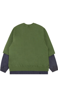 Layer Crewneck - Forest Green