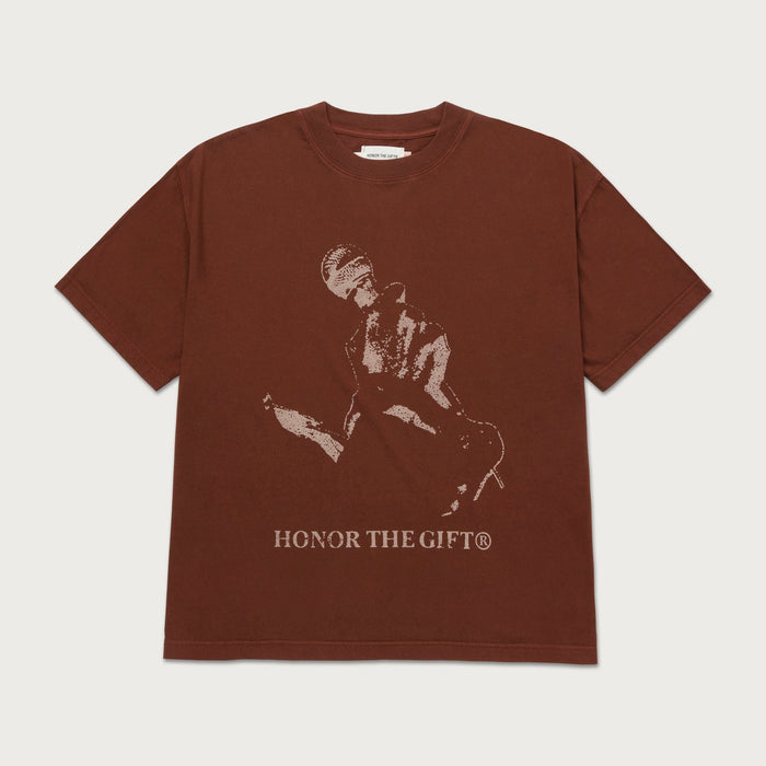 Live and Direct Tee - Brown