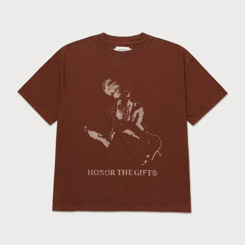 Live and Direct Tee - Brown