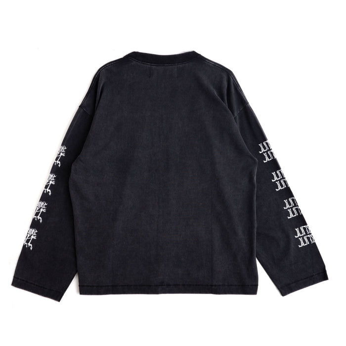 Hope You're Well Too Long Sleeve Tee- Black