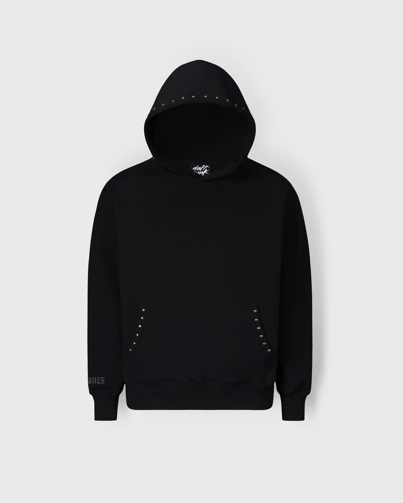 Daft Punk Lucky Studded Hoodie - Black