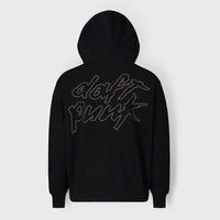 Daft Punk Lucky Studded Hoodie - Black