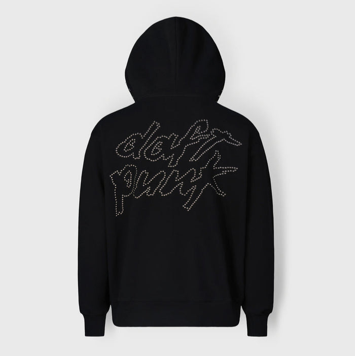 Daft Punk Lucky Studded Hoodie - Black