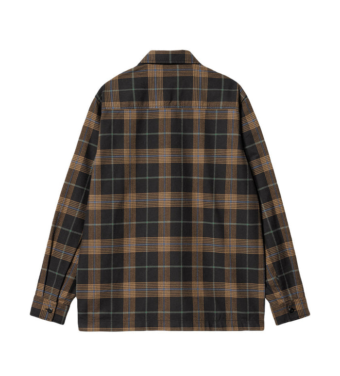 Hadley Check Long Sleeve - Black