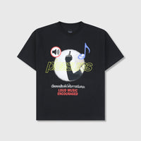 Loud Music Tee - Black