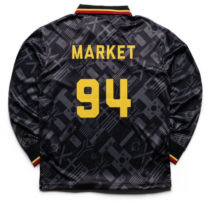 Smiley International Flags LS Soccer Jersey - Grey