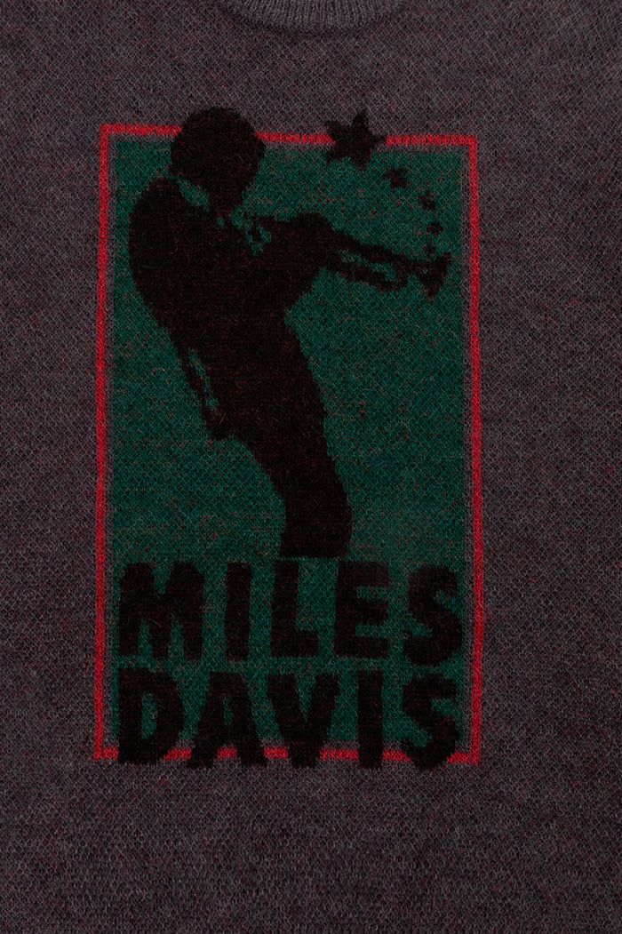 Miles Davis Mohair Sweater - Black