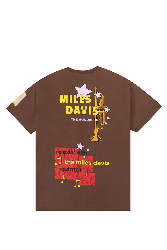Miles Davis Tee - Brown