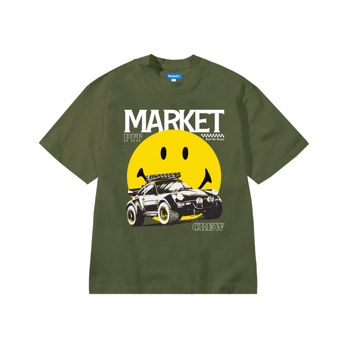 Smiley All Four Tee - SphagnumOlive