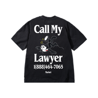 Felix the Cat Call My Lawyer Tee - Vintage Black