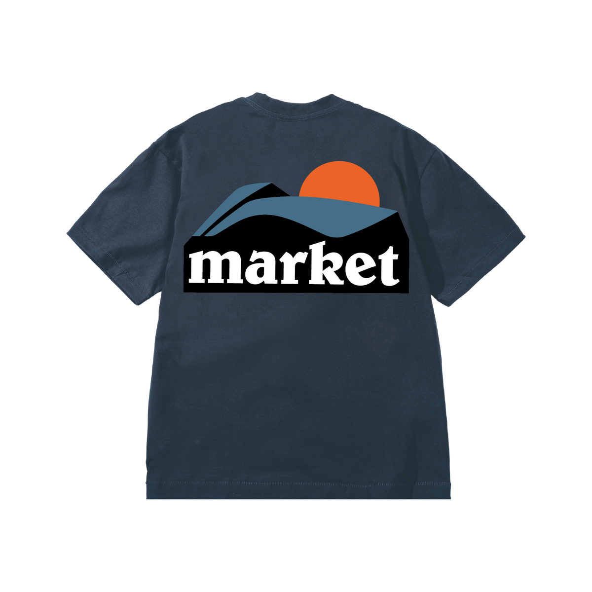 On the Horizon Tee - Dusty Blue
