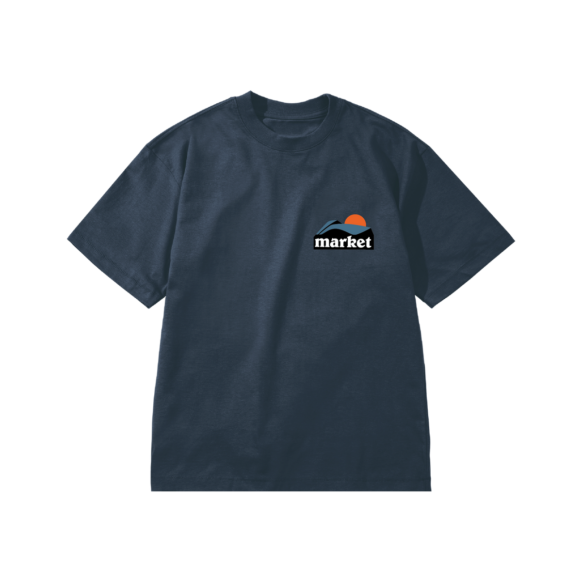 On the Horizon Tee - Dusty Blue