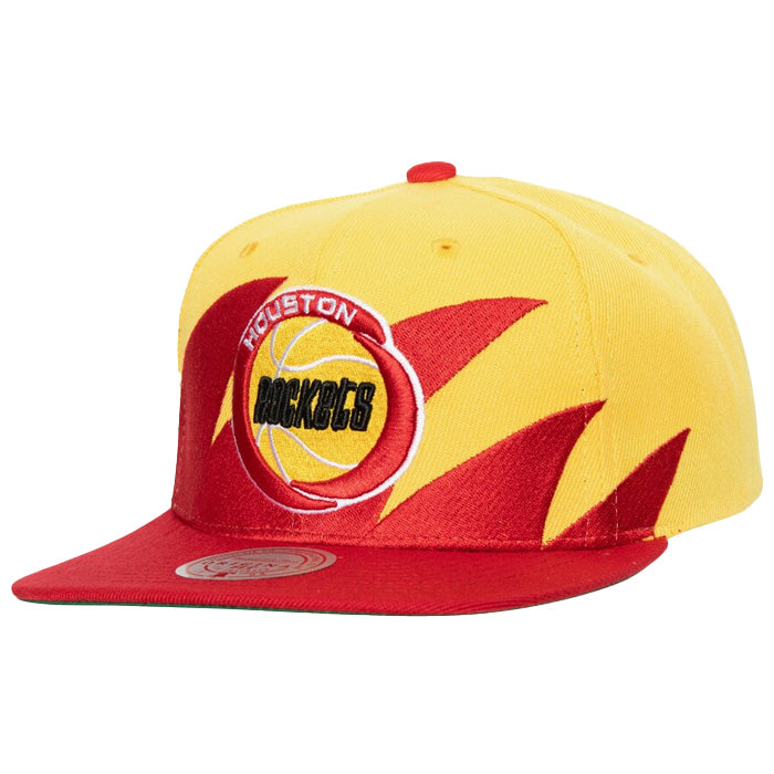 Houston Rockets Hardwood Classics Sharktooth Snapback Hat
