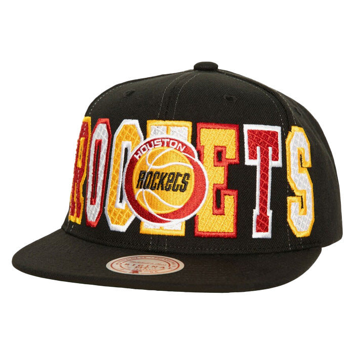 Houston Rockets Hardwood Classics Varsity Bust Snapback Hat