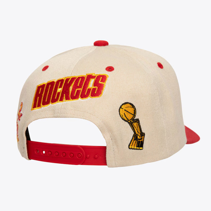 Houston Rockets Hardwood Classics Legacy Defined Pro Crown Snapback Hat
