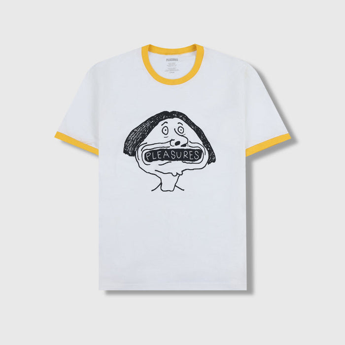 Mouthful Ringer Tee - Natural