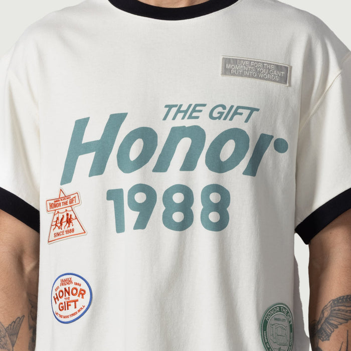 Multi Box Tee - White