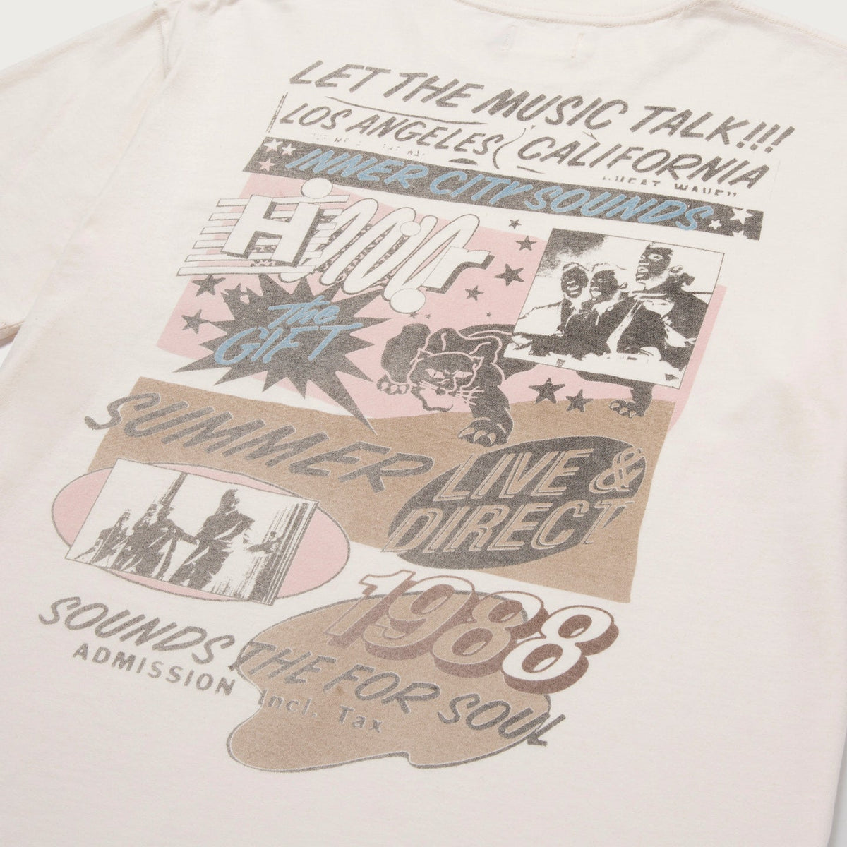 Music Language Tee - Cream