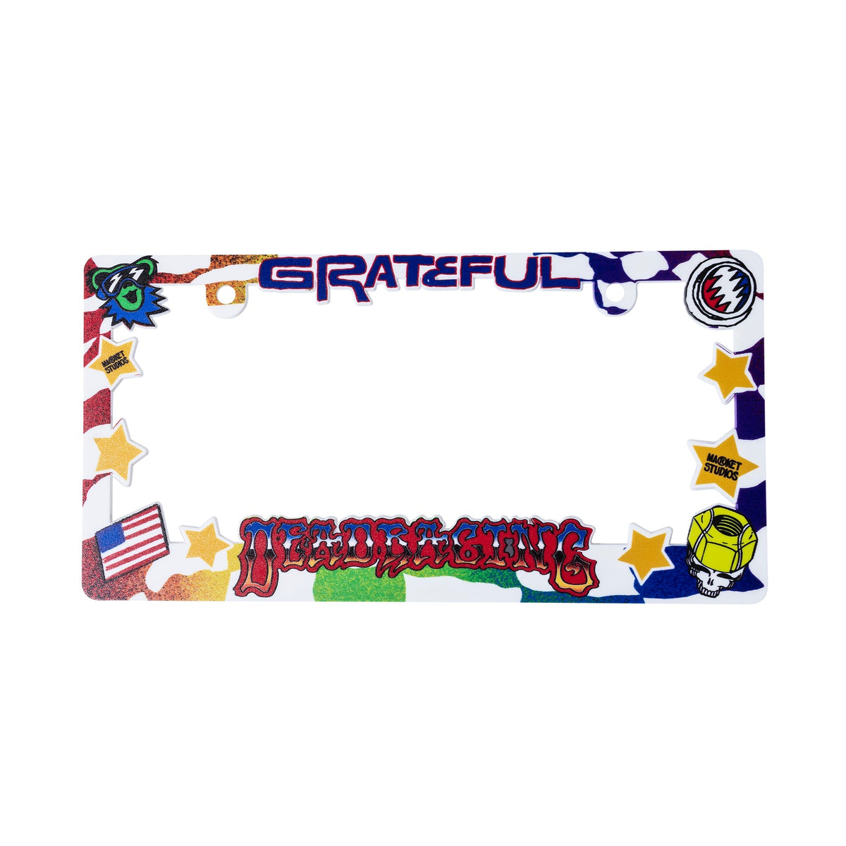 Grateful Dead Collage License Plate Frame