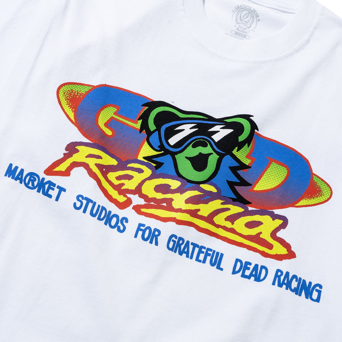Grateful Dead Racing Tee - White