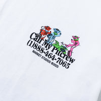 Grateful Dead Call My Pitcrew Tee - White