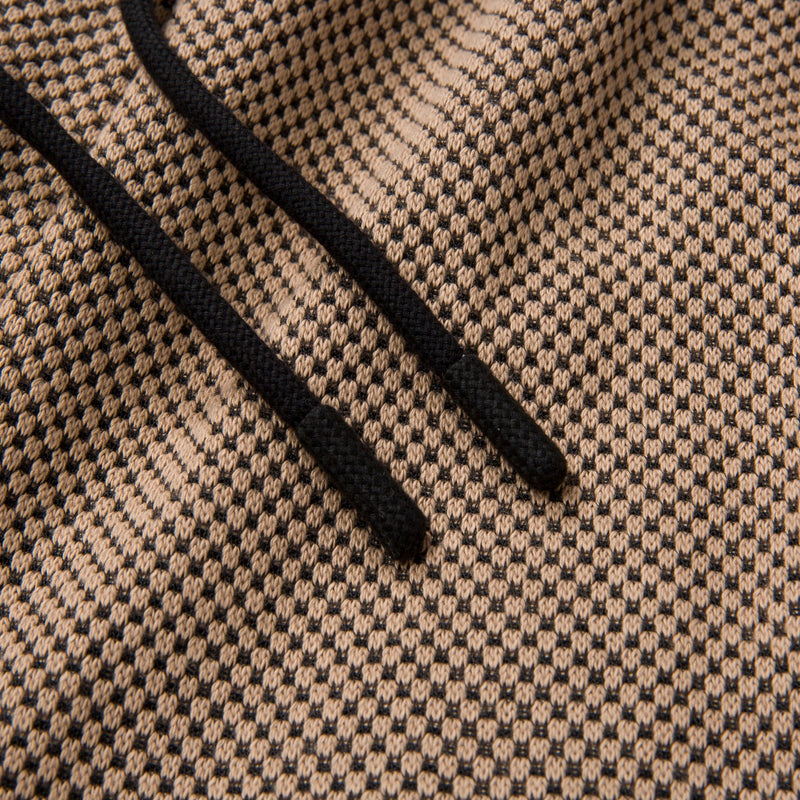 Novelty Knit Track Pant - Brown