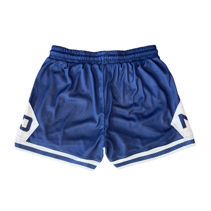 Never Script Mesh Shorts - Navy