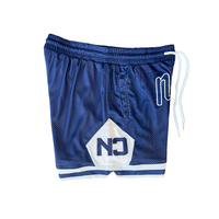 Never Script Mesh Shorts - Navy